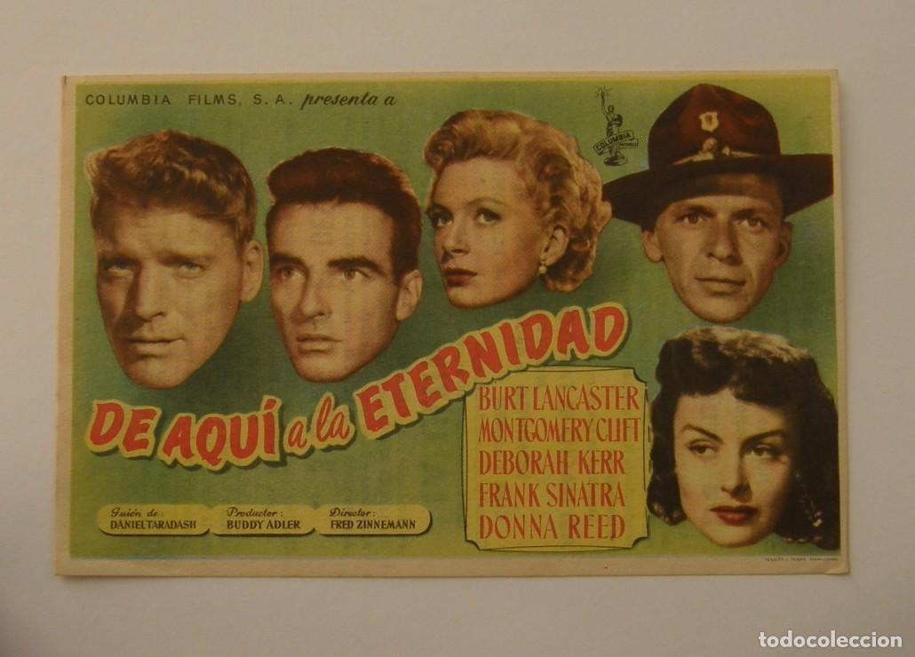 Cine: PROGRAMA DE CINE DE AQUI A LA ETERNIDAD - Foto 1