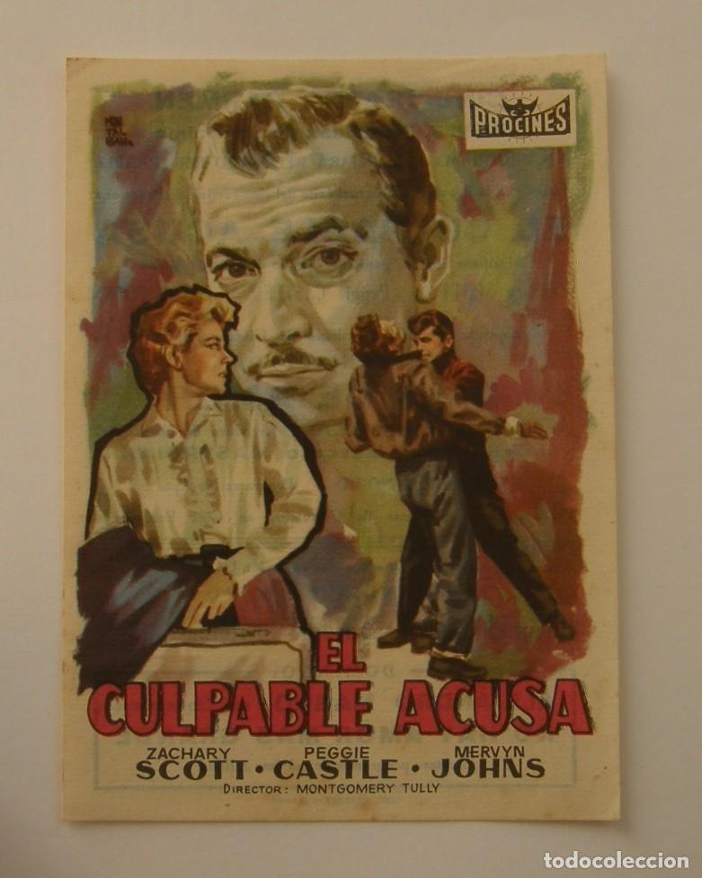 Cine: PROGRAMA DE CINE EL CULPABLE ACUSA - Foto 1