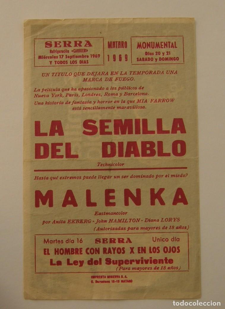Cine: PROGRAMA DE CINE LA SEMILLA DEL DIABLO - Foto 2