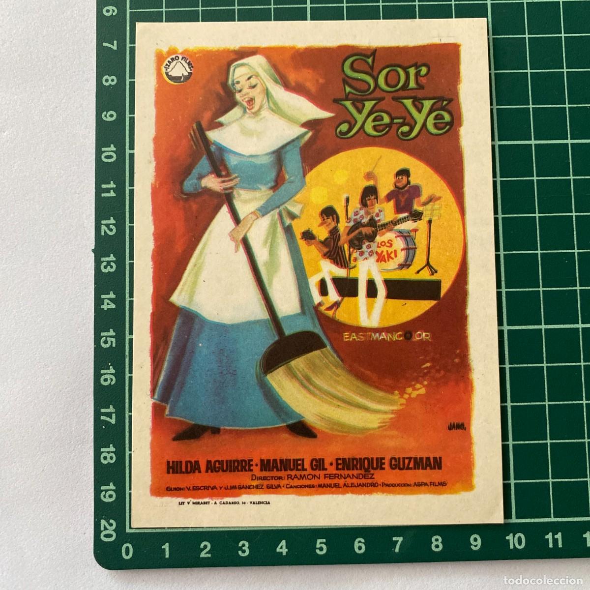 Cine: Programa de cine folleto de mano pelicula. Sor ye-ye - Foto 1