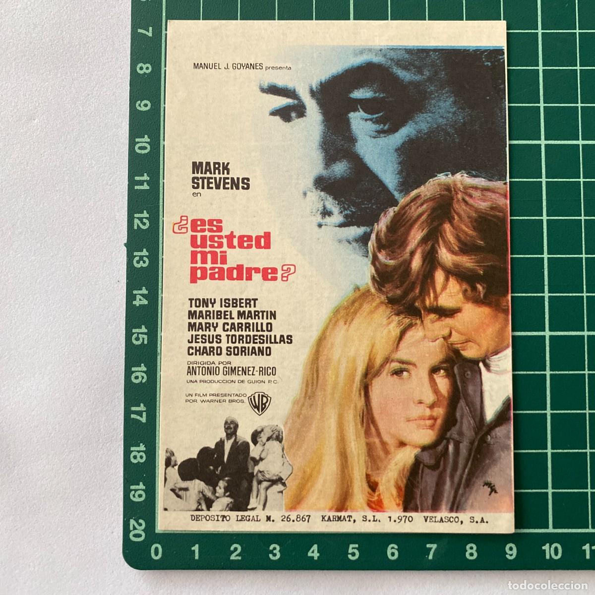 Cine: Programa de cine folleto de mano pelicula. &iquest; Es usted mi padre ? - Foto 1