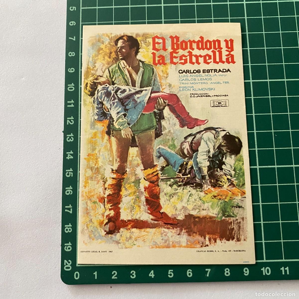 Cine: Programa de cine folleto de mano pelicula. El Bordon y la estrella - Foto 1