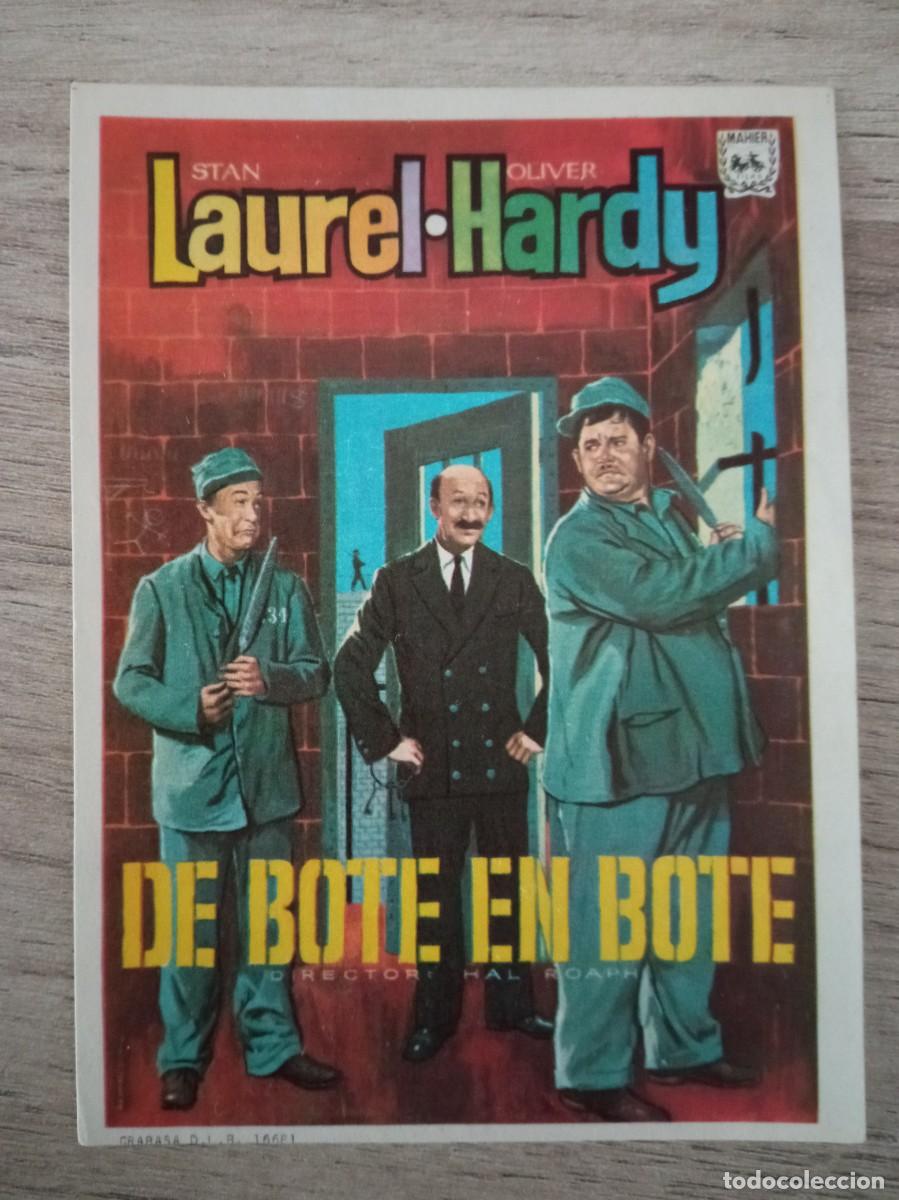 Cine: DE BOTE EN BOTE, STAN LAUREL, OLIVER HARDY - Foto 1