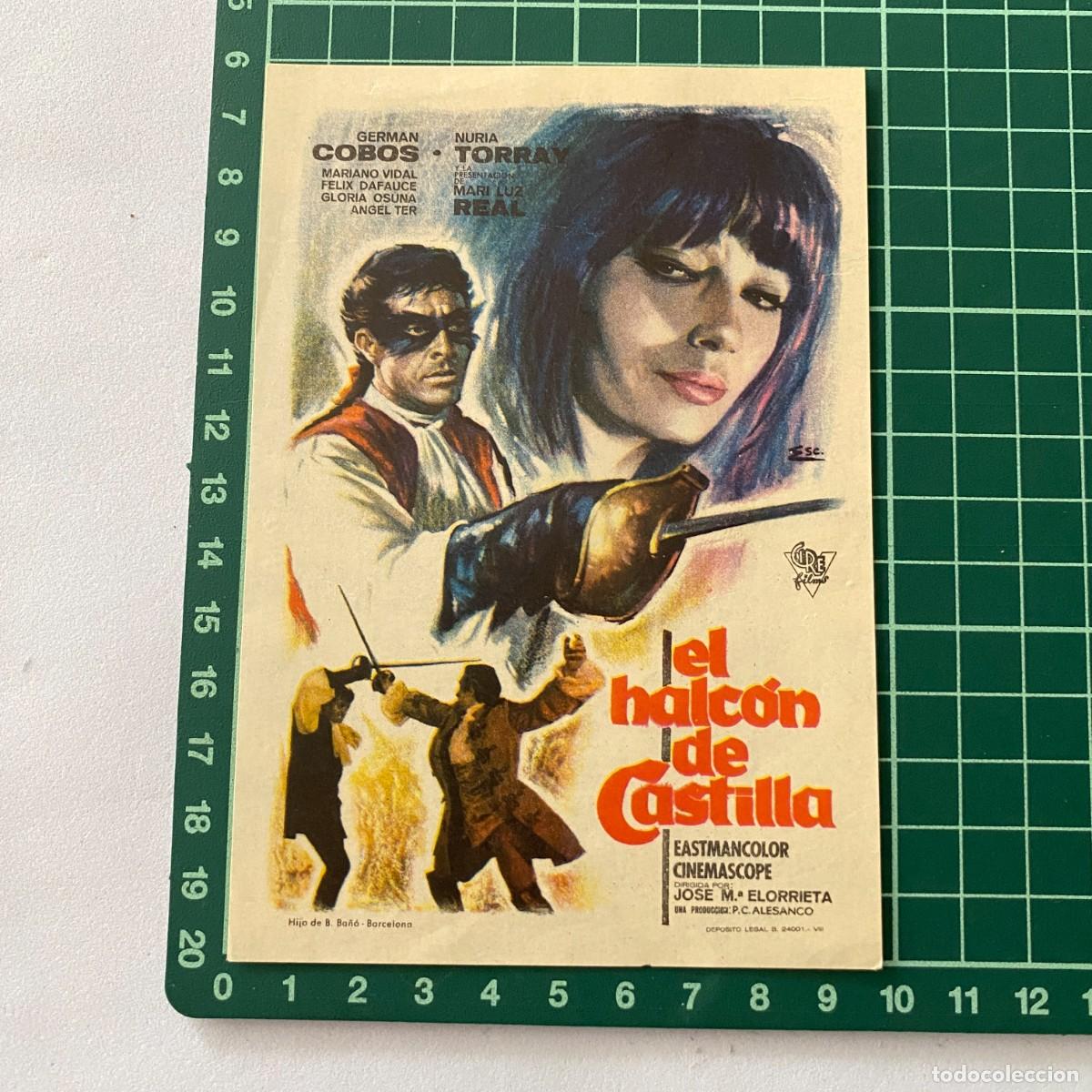 Cine: Programa de cine folleto de mano pelicula. El halcon de Castilla - Foto 1