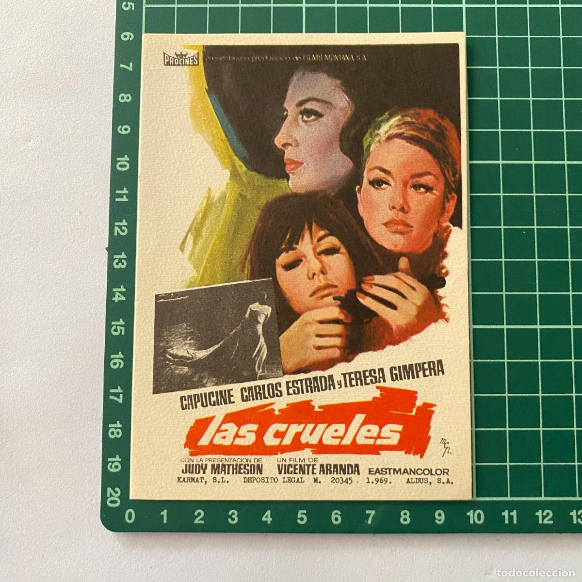 Cine: Programa de cine folleto de mano pelicula. Las crueles - Foto 1