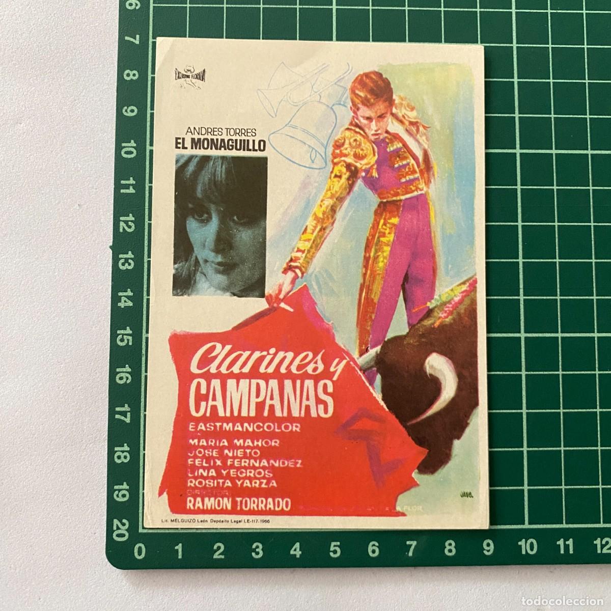Cine: Programa de cine folleto de mano pelicula. Clarines y campanas - Foto 1