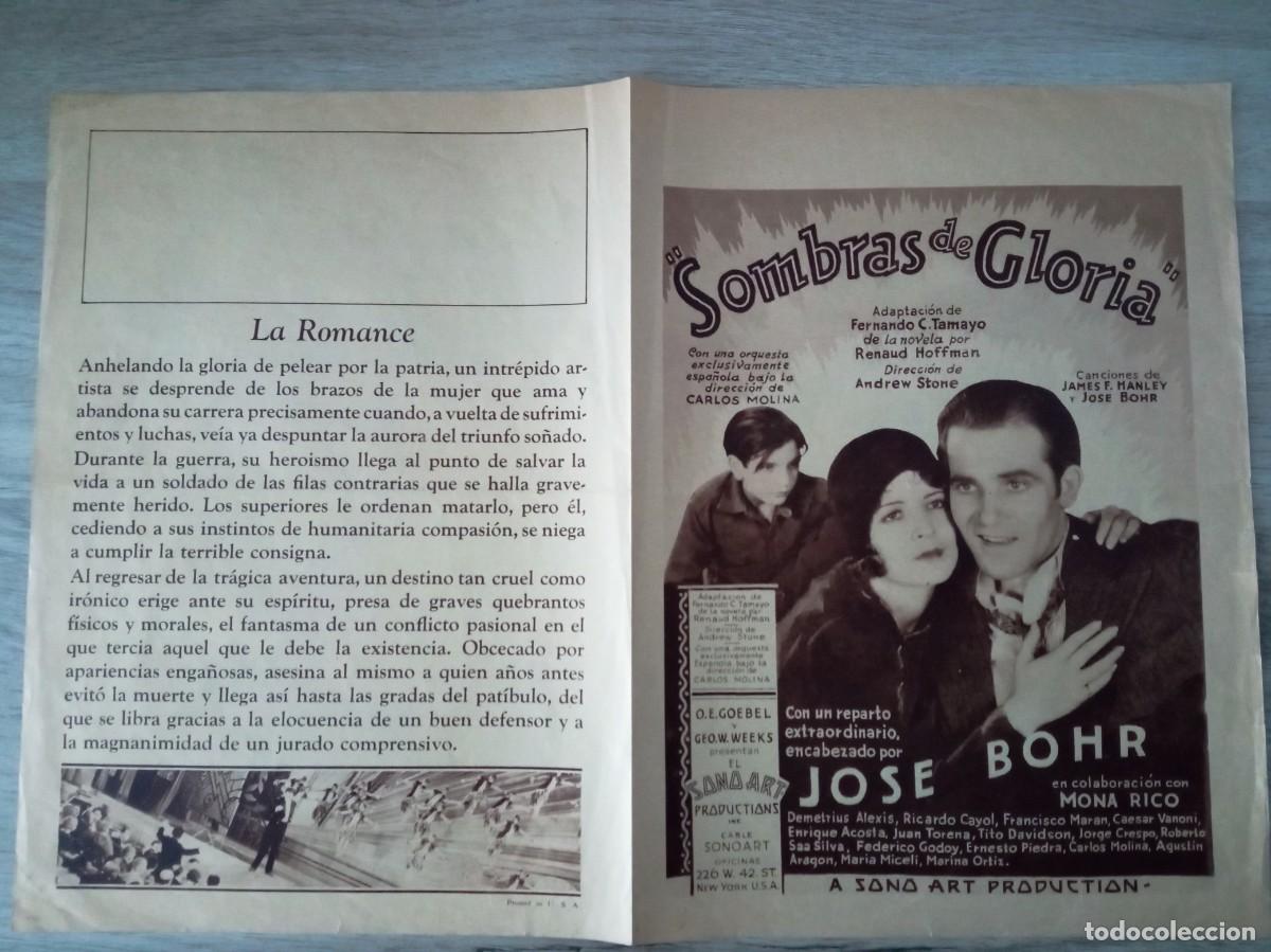 Cine: SOMBRAS DE GLORIA, JOS&Eacute; BOHR - Foto 3