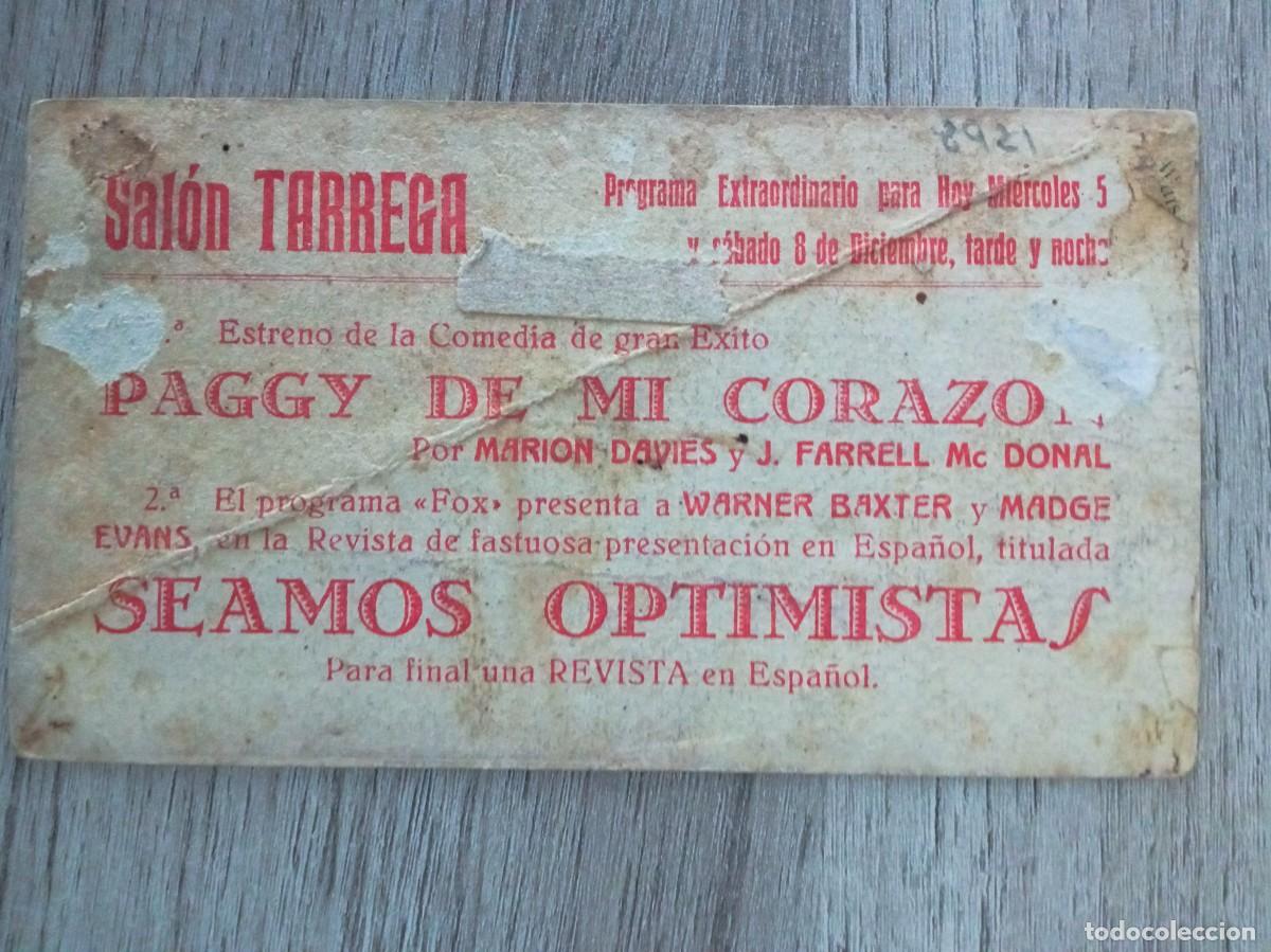 Cine: SEAMOS OPTIMISTAS, WARNER BAXTER, SAL&Oacute;N T&Aacute;RREGA - Foto 2