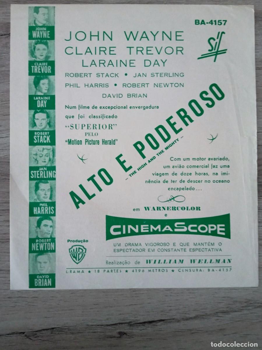 Cine: ALTO E PODEROSO (THE HIGH AND THE MIGHTY), JOHN WAYNE - Foto 1