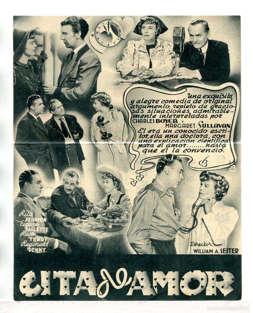 Cine: CITA DE AMOR, con Charles Boyer. - Foto 1