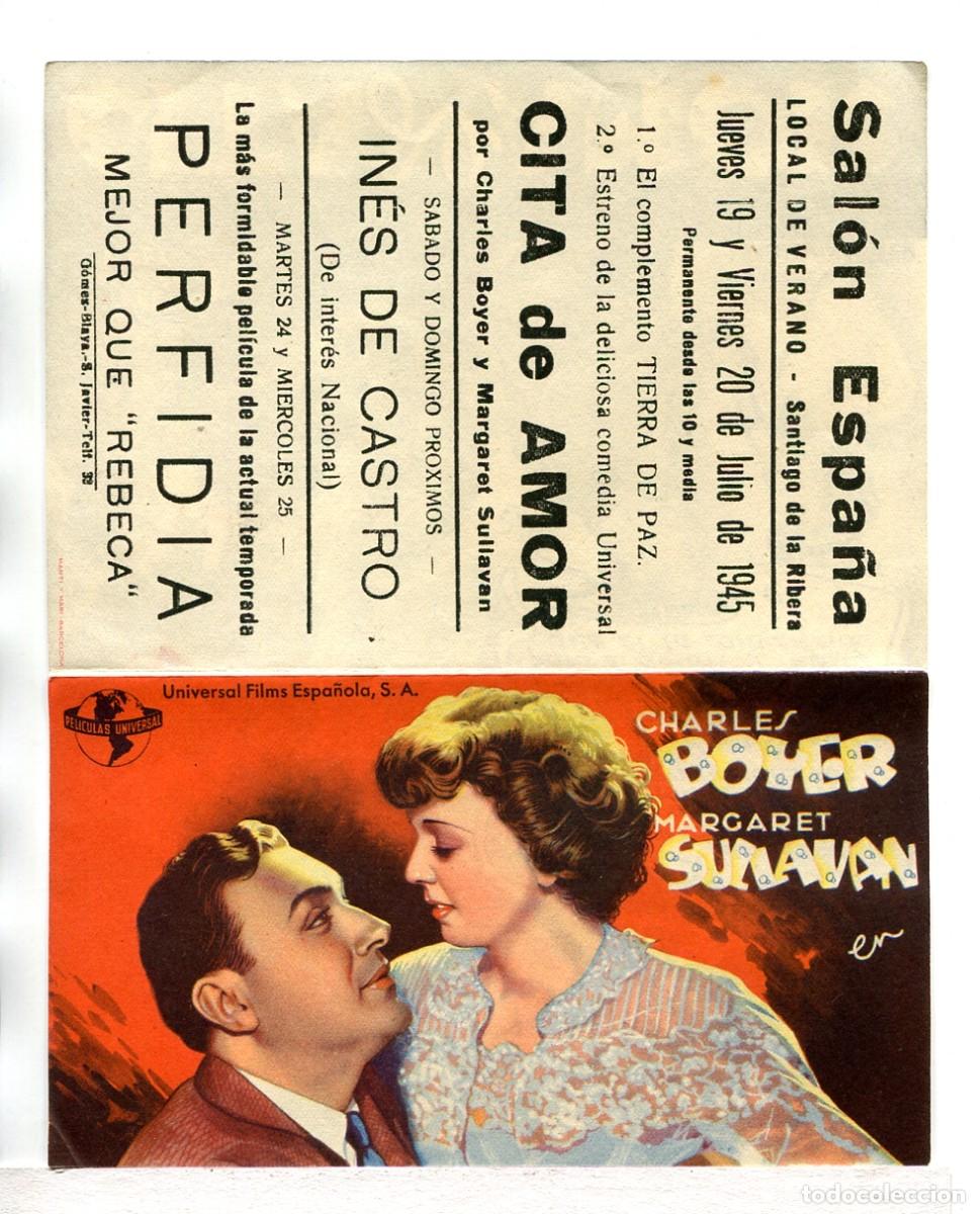 Cine: CITA DE AMOR, con Charles Boyer. - Foto 2