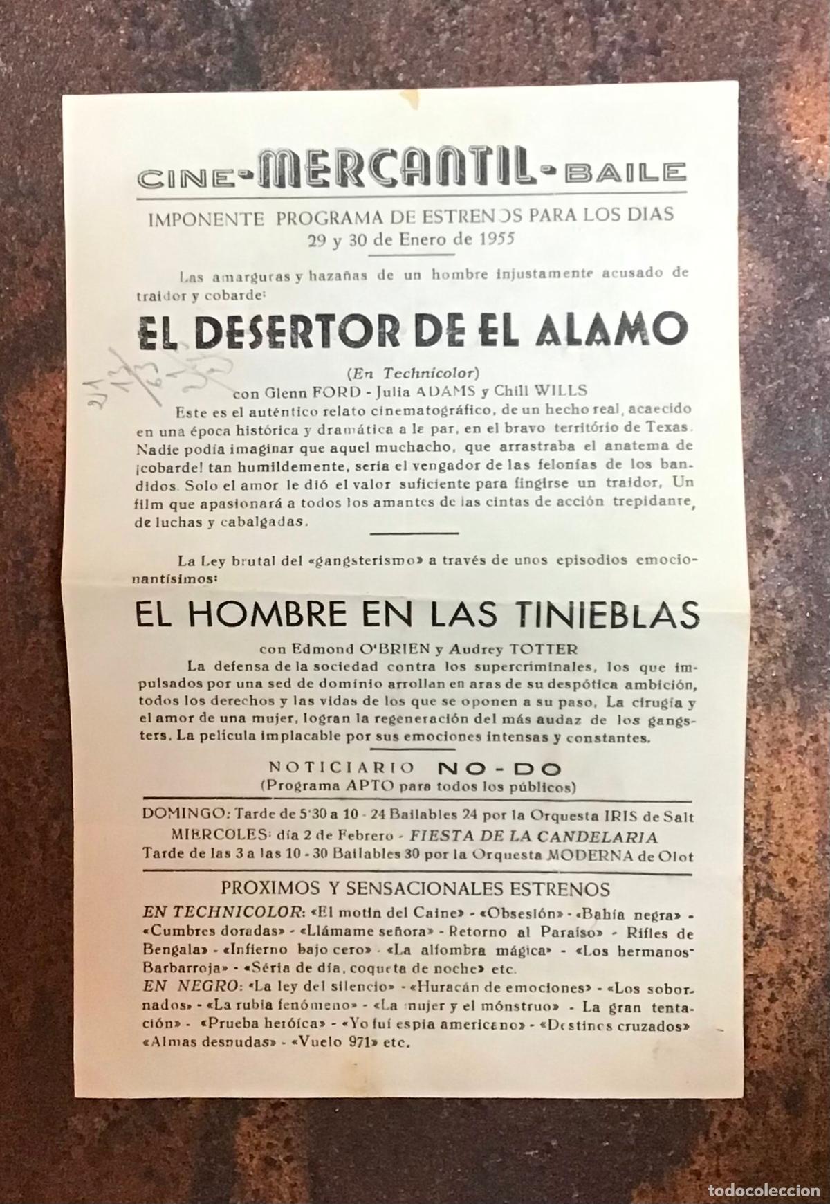 Cine: EL DEFENSOR DEL &Aacute;LAMO, PROGRAMA DE MANO ORIGINAL Y CON PUBLICIDAD - Foto 2