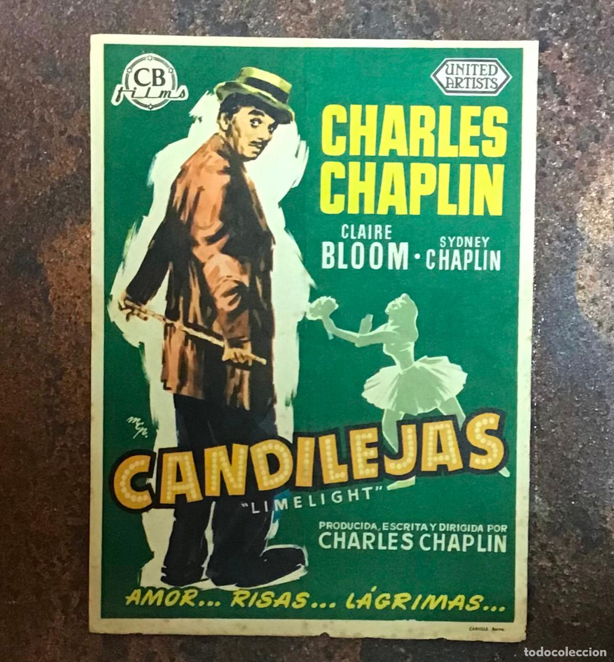 Cine: CANDILEJAS, PROGRAMA DE MANO ORIGINAL CON PUBLICIDAD - Foto 1
