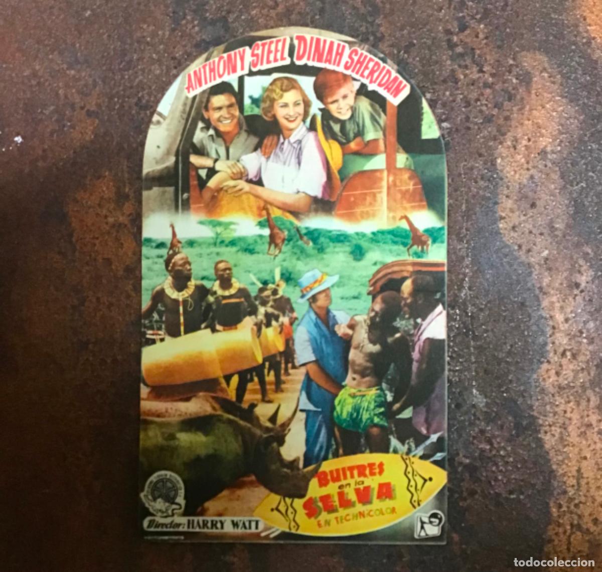Cine: BUITRES EN LA SELVA, PROGRAMA DE MANO ORIGINAL CON PUBLICIDAD - Foto 1