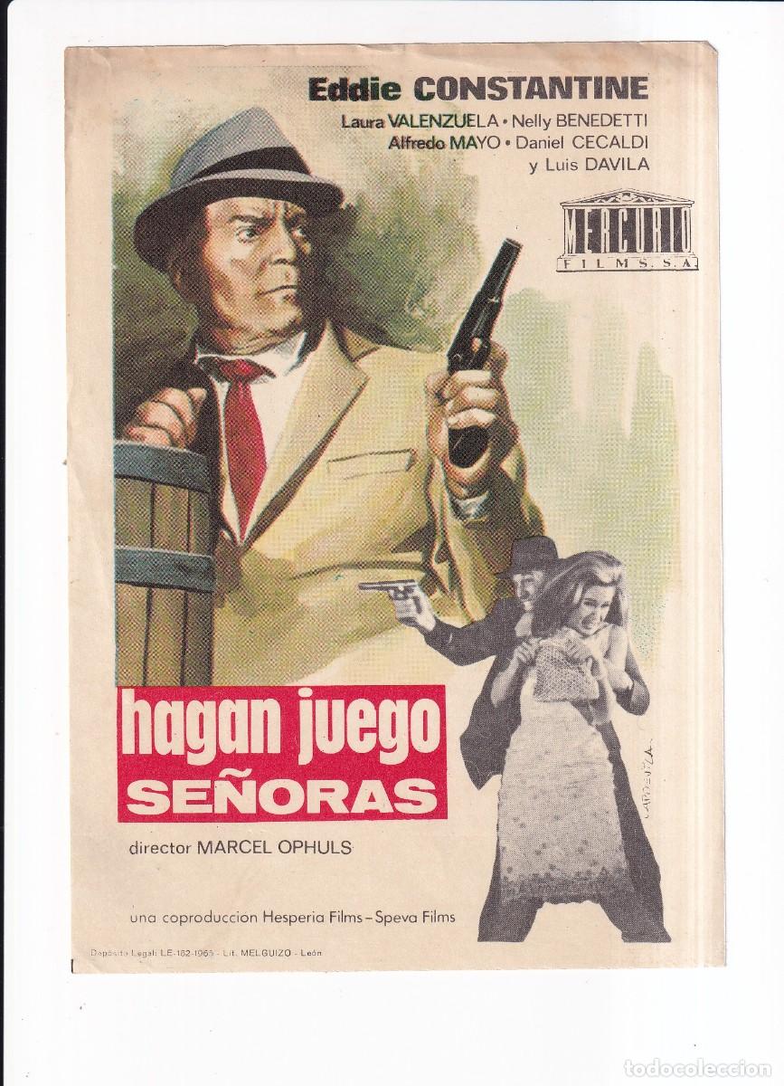 Cine: HAGAN JUEGO SE&Ntilde;ORAS : EDDIE CONSTANTINE - Foto 1