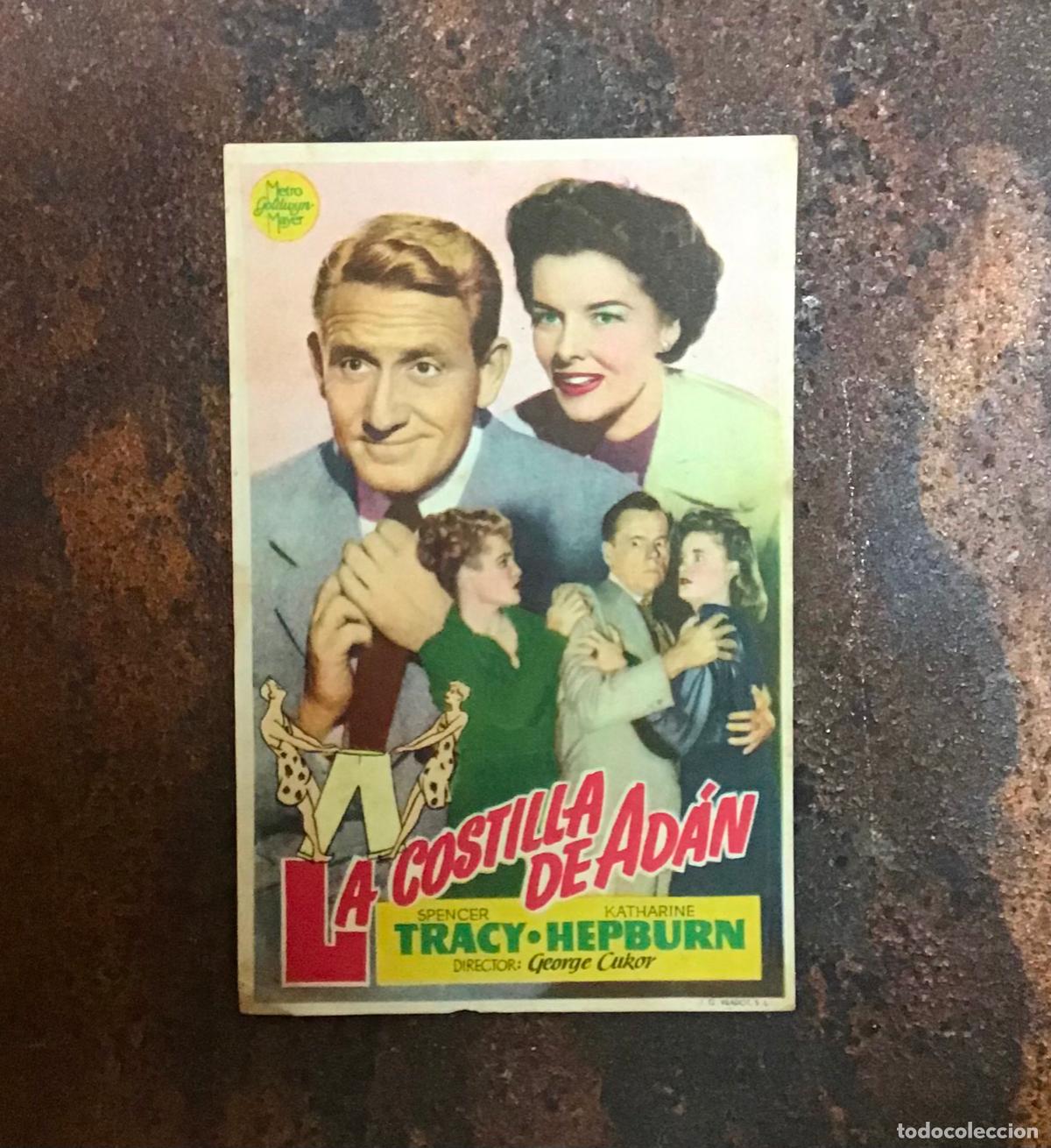 Cine: LA COSTILLA DE AD&Aacute;N, PROGRAMA DE MANO ORIGINAL CON PUBLICIDAD - Foto 1