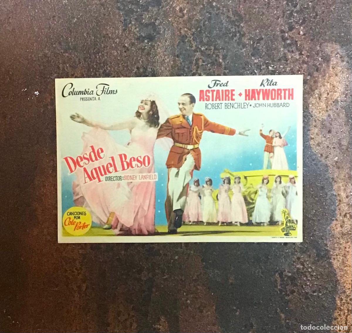 Cine: DESDE AQUEL BESO, PROGRAMA DE MANO ORIGINAL CON PUBLICIDAD - Foto 1