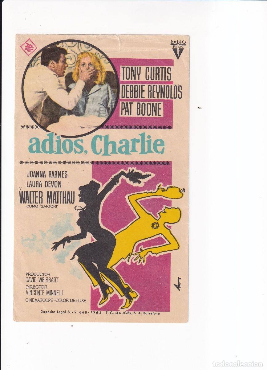 Cine: ADIOS, CHARLIE : TONY CURTIS - Foto 1