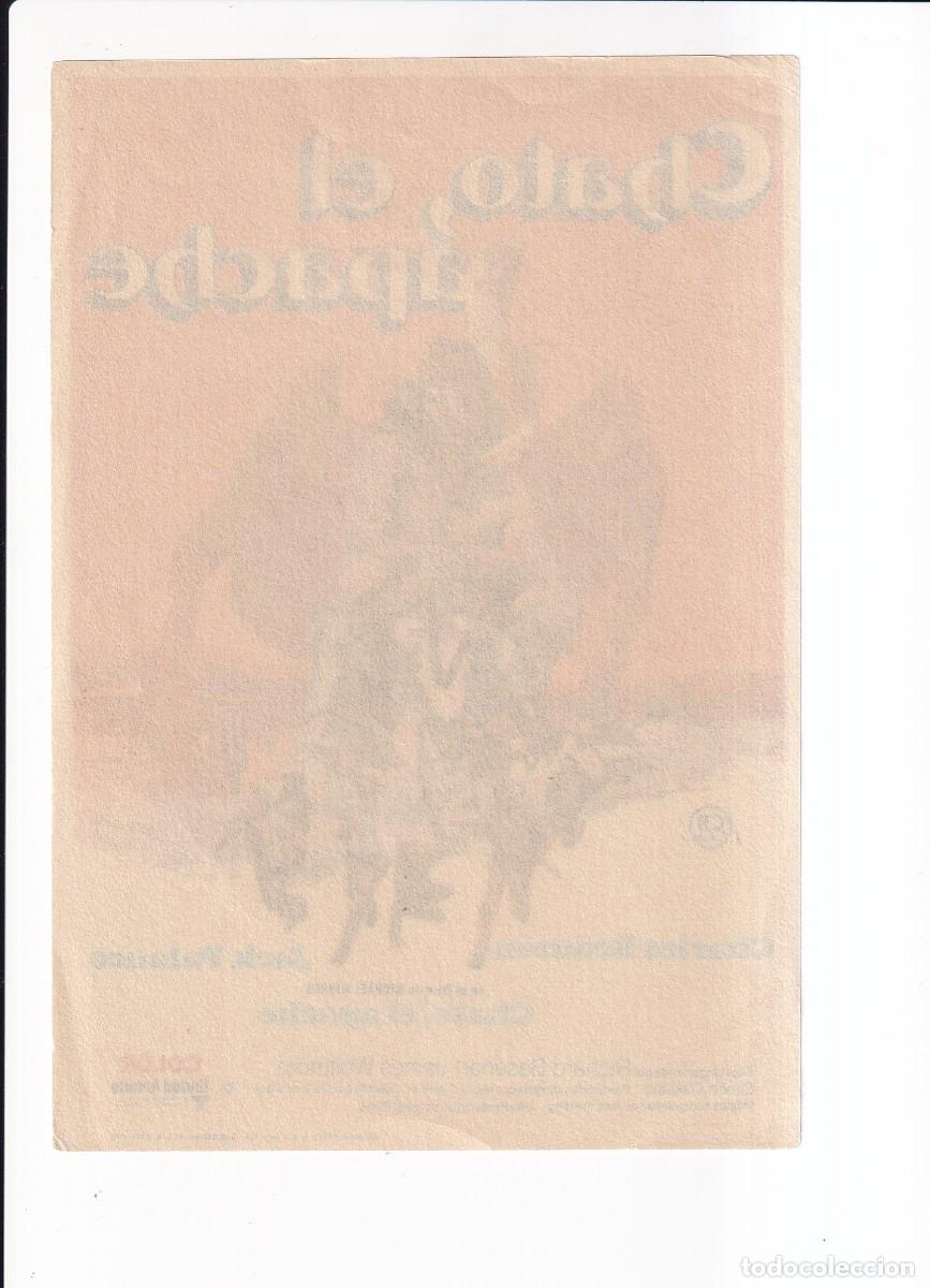 Cine: CHATO, EL APACHE : CARLES BRONSON .- SIN PUBLICIDAD - Foto 2