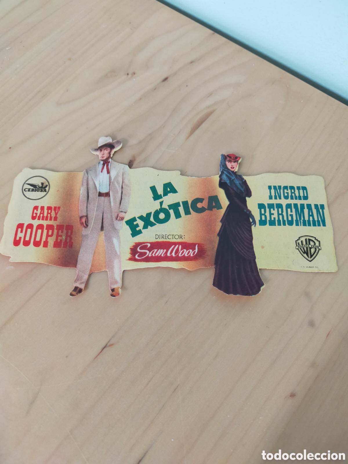 Cine: Programa de cine troquelado &rdquo;La Ex&oacute;tica&rdquo; A&ntilde;o 1948 - Foto 1