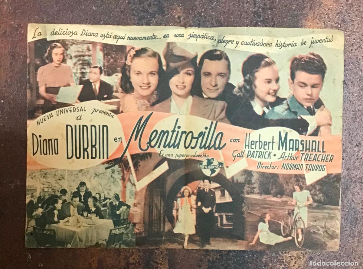Cine: MENTIROSILLA, PROGRAMA DE MANO ORIGINAL CON PUBLICIDAD - Foto 3