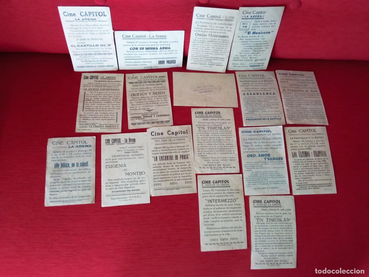 Cine: 17 Programas de mano cine a&ntilde;os 40-50 - Foto 2