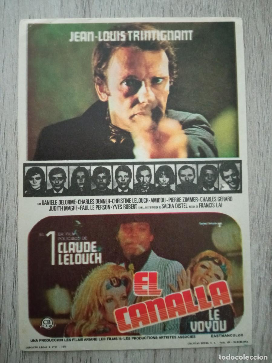 Cine: EL CANALLA, JEAN LOUIS TRINTIGNANT - Foto 1