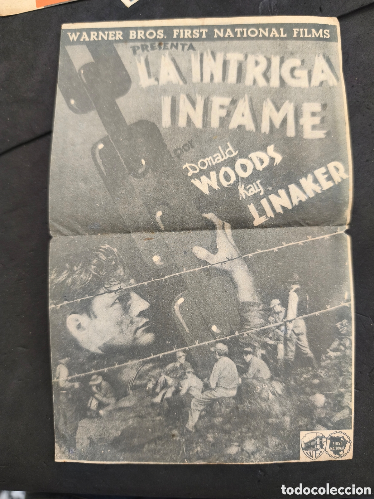 Cine: PROGRAMA CINE LOCAL LA INTRIGA INFAME 1938 - Foto 2