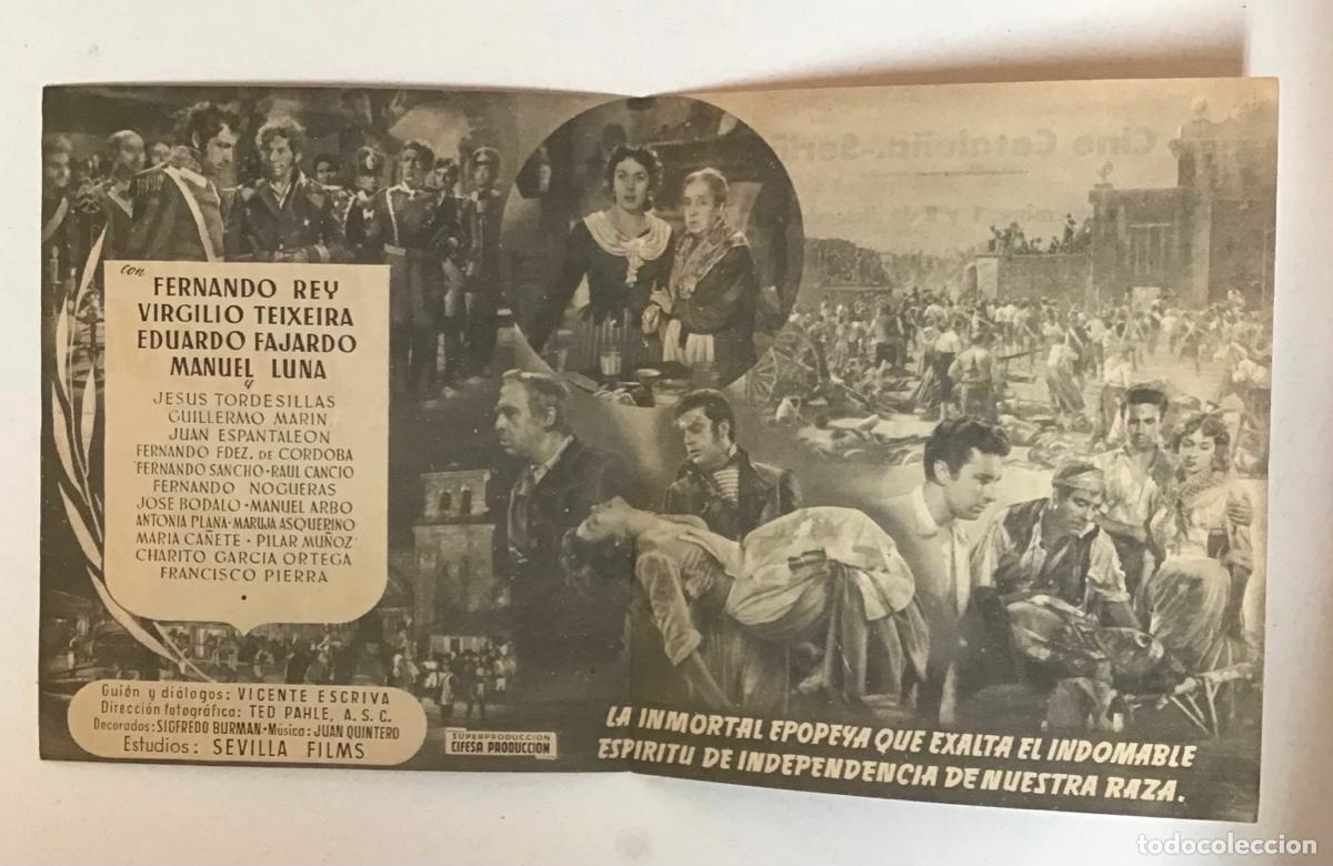 Cine: AGUSTINA DE ARAG&Oacute;N, PROGRAMA DE MANO ORIGINAL CON PUBLICIDAD - Foto 3