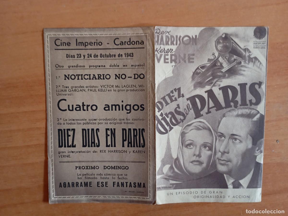 Cine: Z-- PROGRAMA DE CINE-- DIEZ DIAS EN PARIS - Foto 1