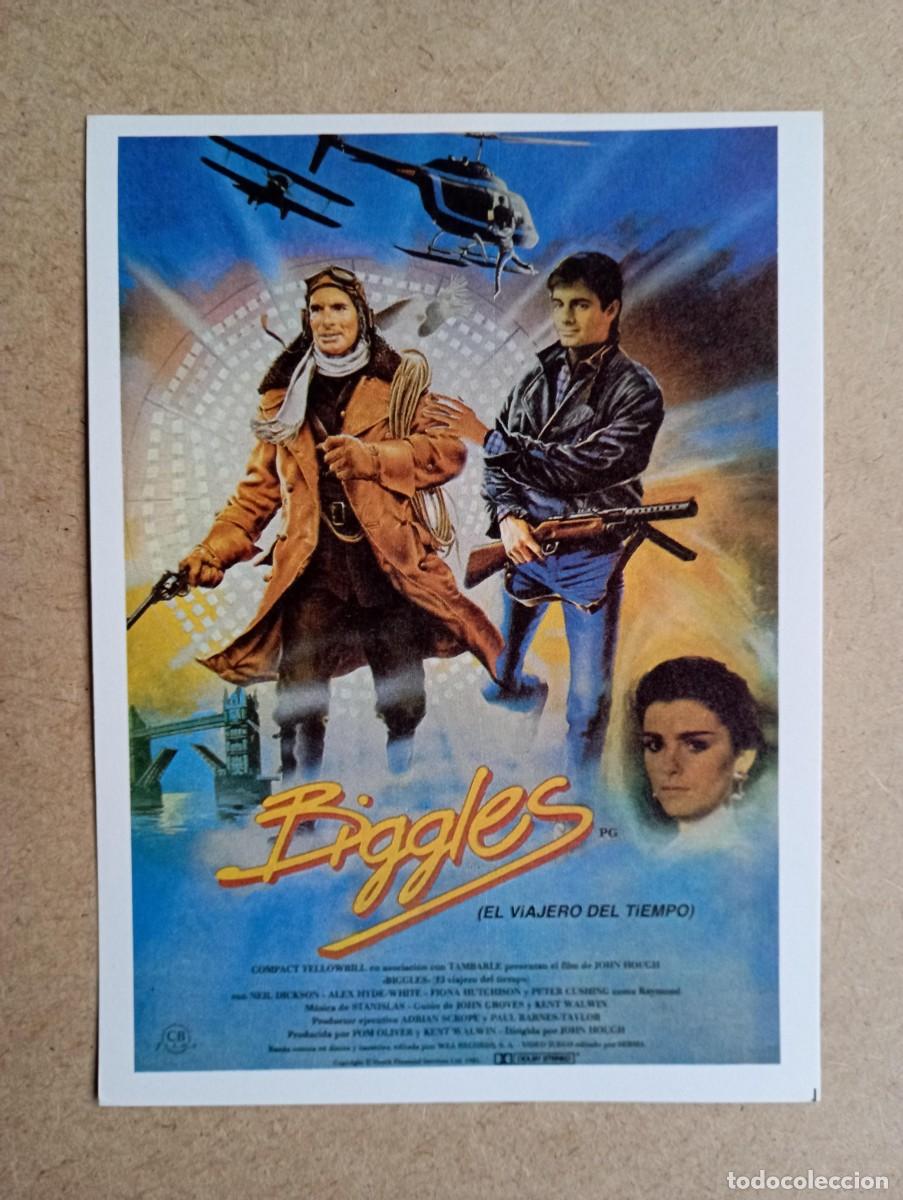 Cine: Biggles, folleto de cine, de mano - Foto 1