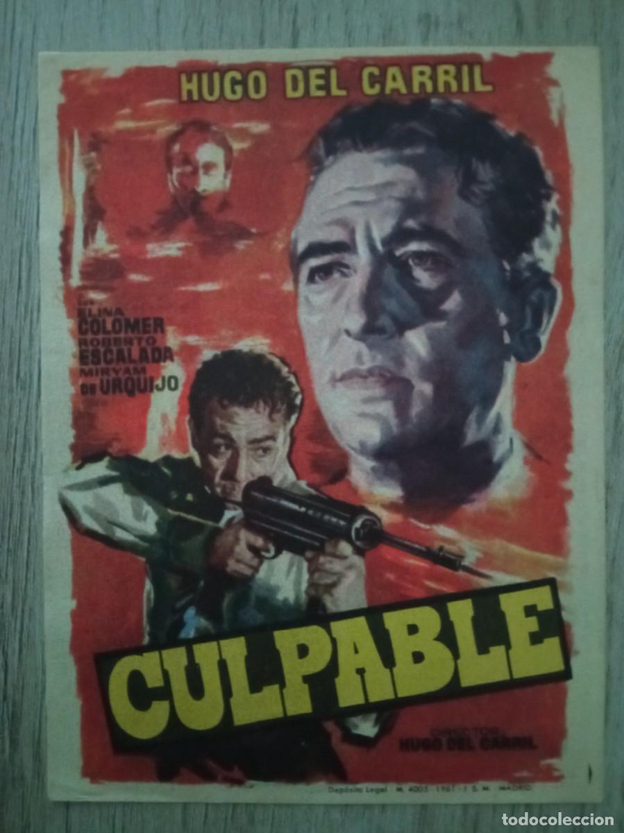 Cine: CULPABLE, HUGO DEL CARRIL - Foto 1