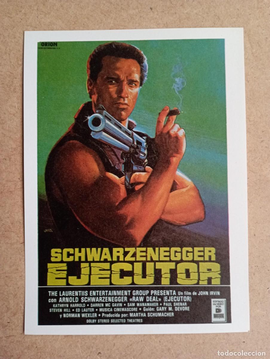 Cine: Schwarzenegger ejecutor, folleto de cine, de mano - Foto 1