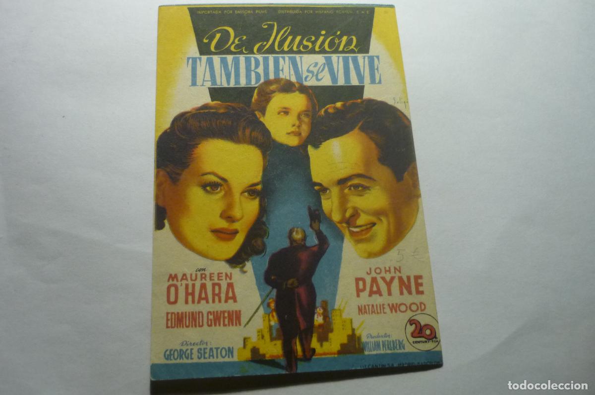 Cine: programa de ilusion tambien se vive - john payne publicidad - Foto 1