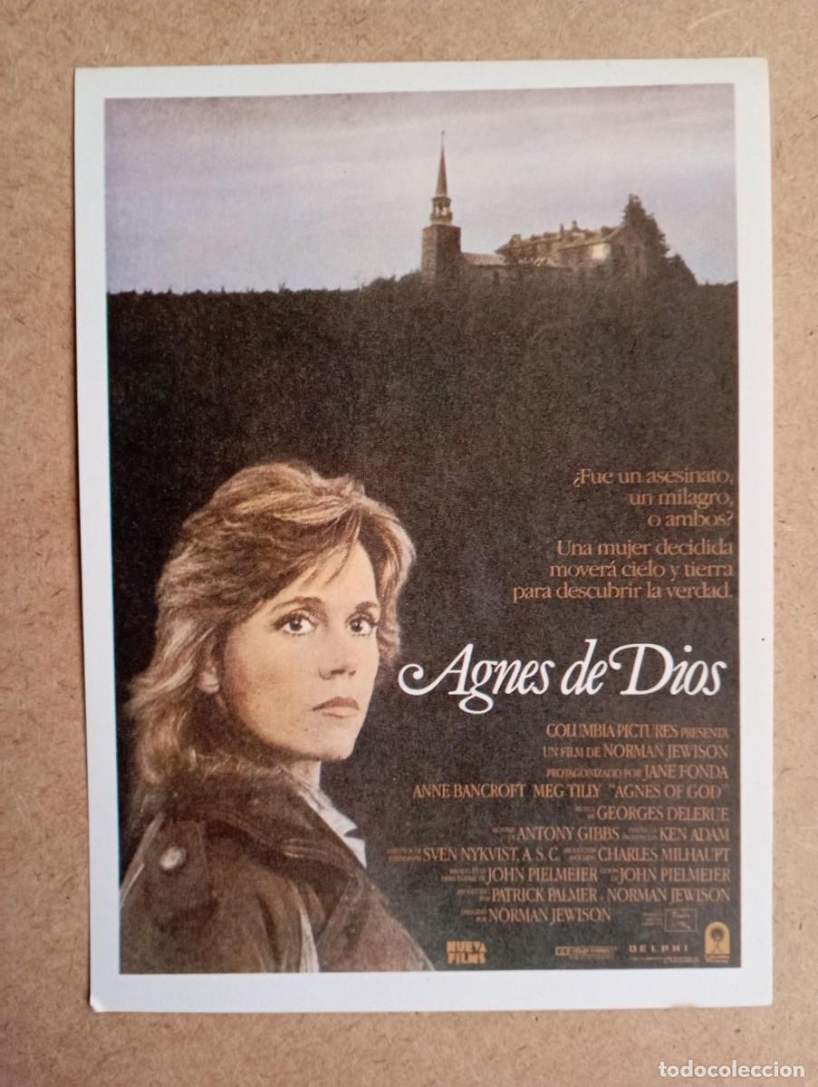 Cine: Agnes de Dios, folleto de cine, de mano - Foto 1