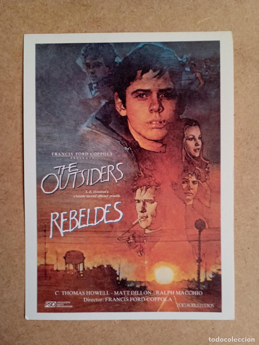 Cine: Rebeldes, folleto de cine, de mano - Foto 1