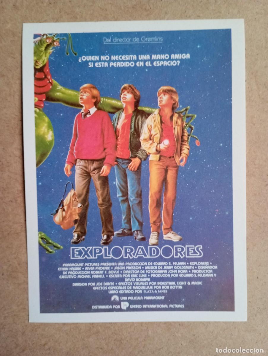 Cine: Exploradores, folleto de cine, de mano - Foto 1