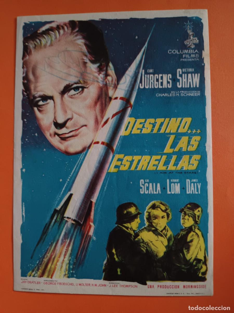 Cine: PROGRAMA DE CINE DESTINO LAS ESTRELLAS CURT JURGENS - Foto 1