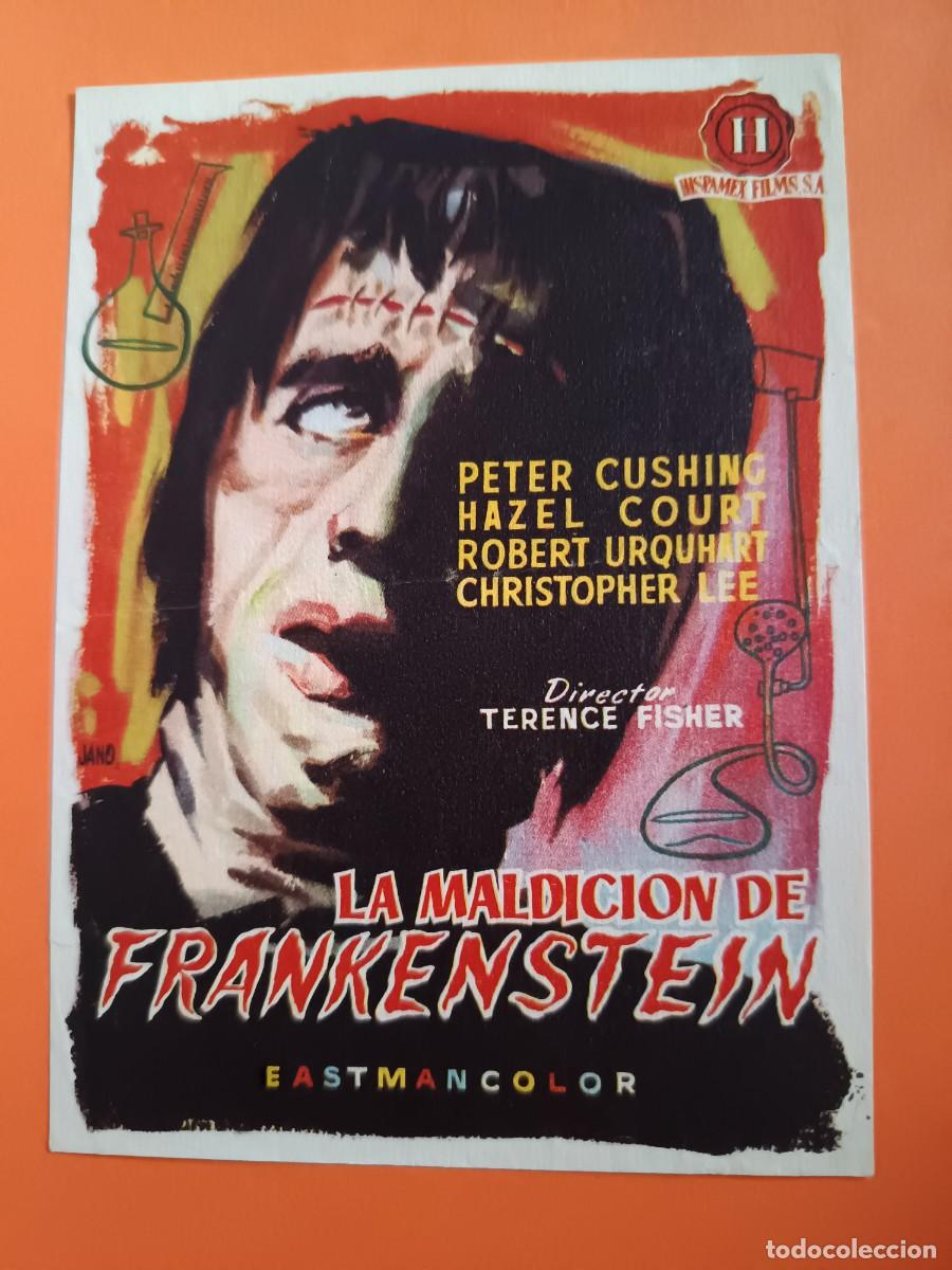 Cine: PROGRAMA DE CINE LA MALDICION DE FRANKENSTEIN PETER CUSHING - Foto 1
