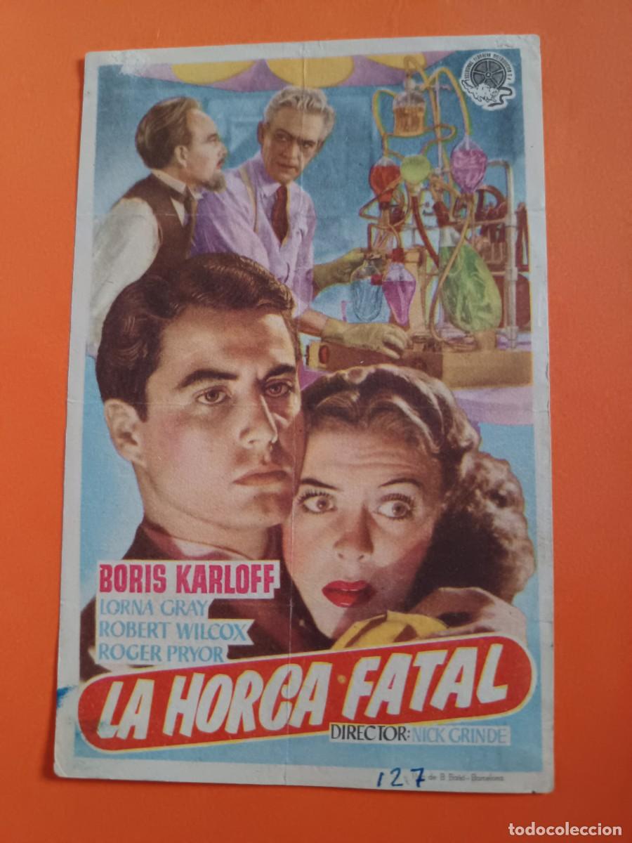 Cine: PROGRAMA DE CINE LA HORCA FATAL BORIS KARLOFF - Foto 1