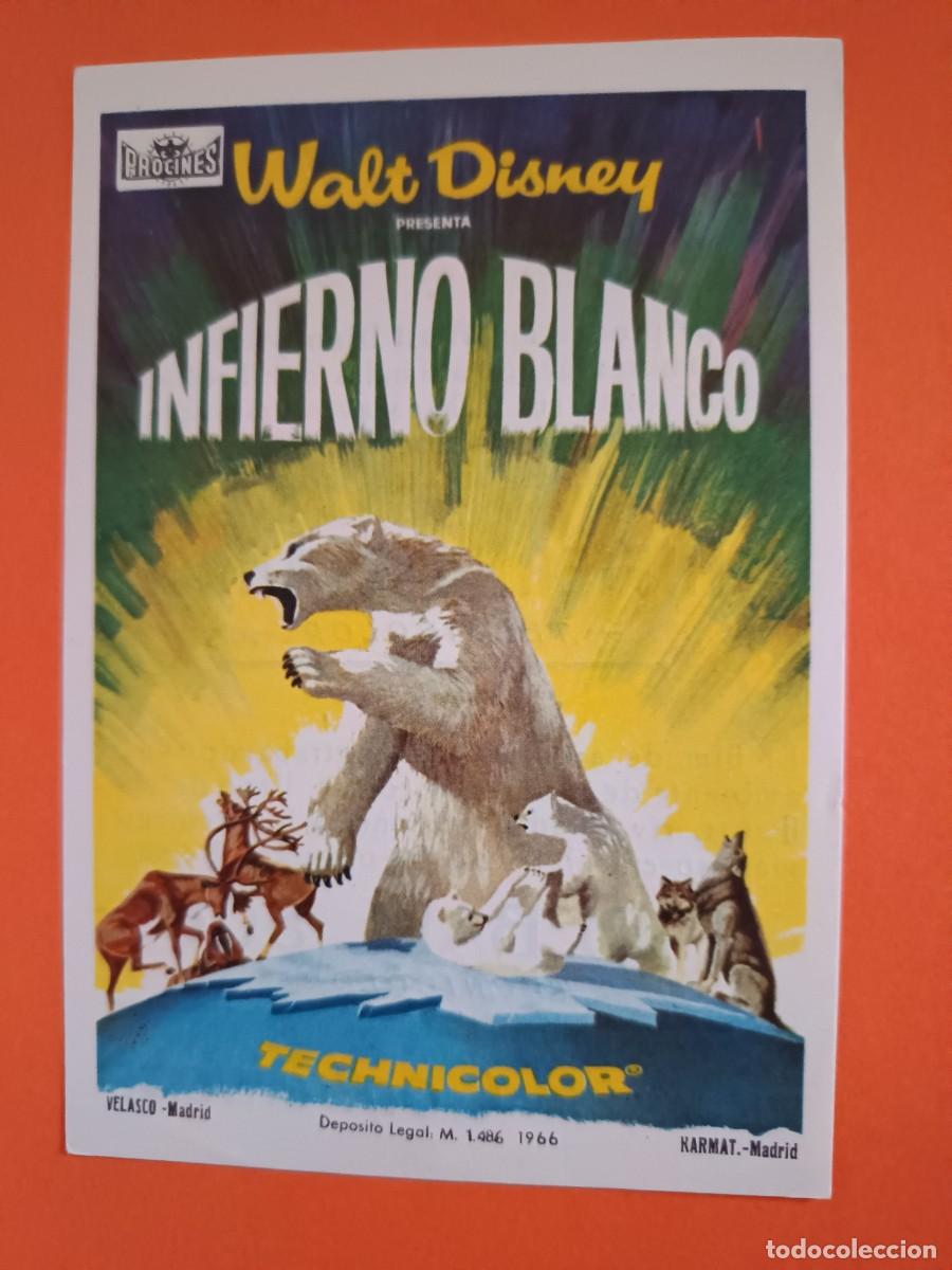 Cine: PROGRAMA DE CINE INFIERNO BLANCO WALT DISNEY - Foto 1