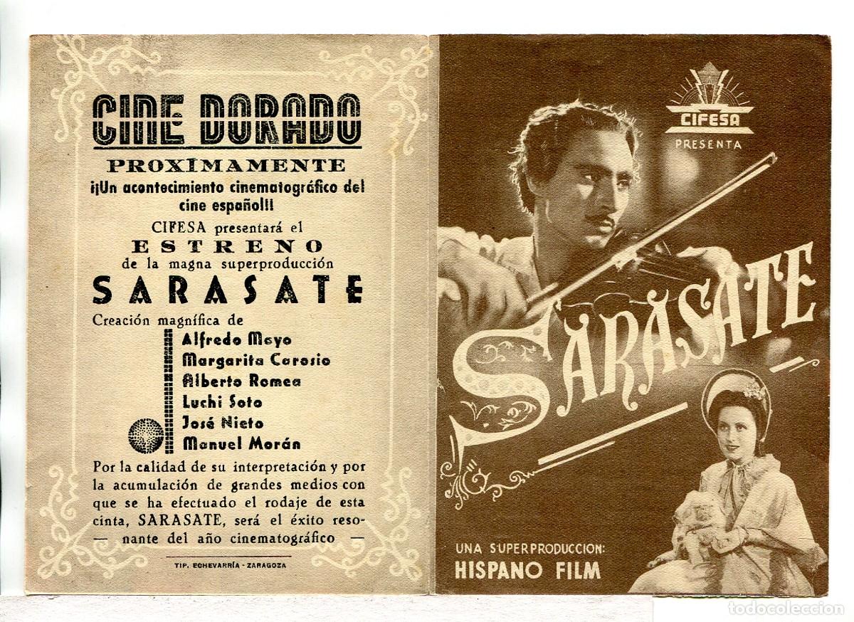 Cine: SARASATE, con Alfredo Mayo. - Foto 1