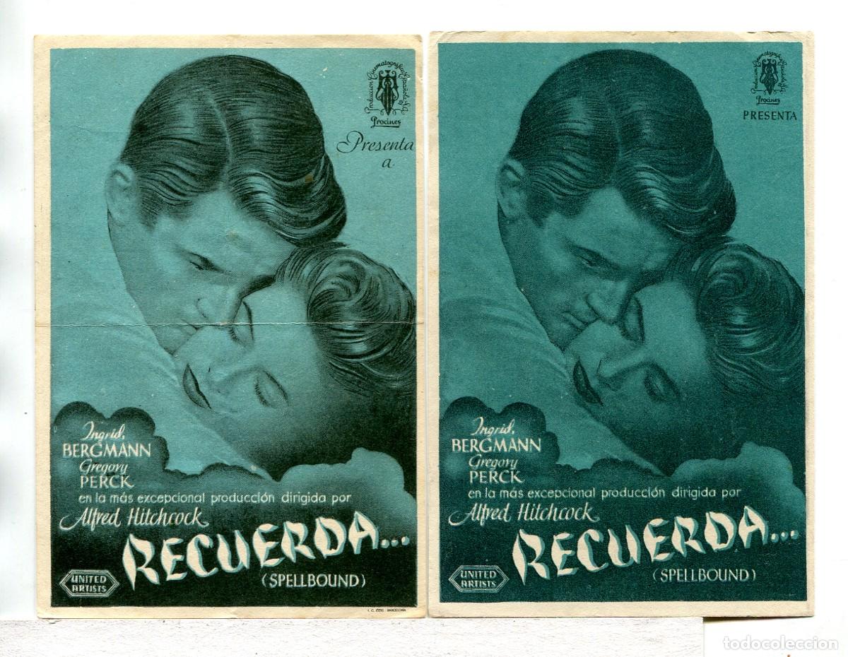 Cine: RECUERDA, con Ingrid Bergman. - Foto 1