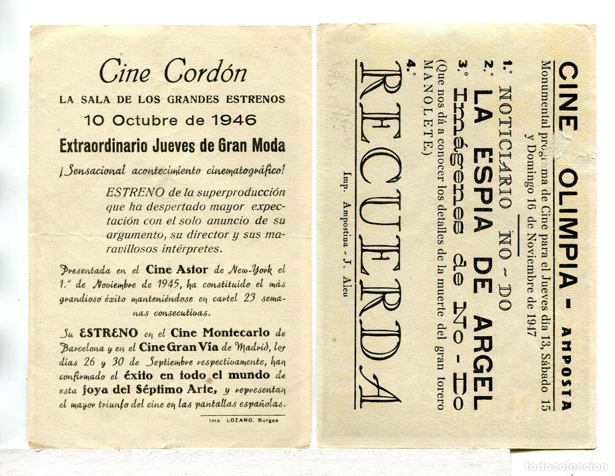Cine: RECUERDA, con Ingrid Bergman. - Foto 2