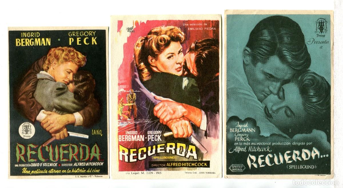 Cine: RECUERDA, con Ingrid Bergman. - Foto 1