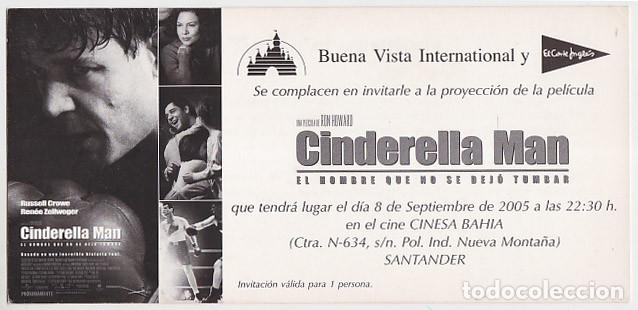 Cine: CINDERELLA MAN (invitaci&oacute;n al pre-estreno) - Foto 1