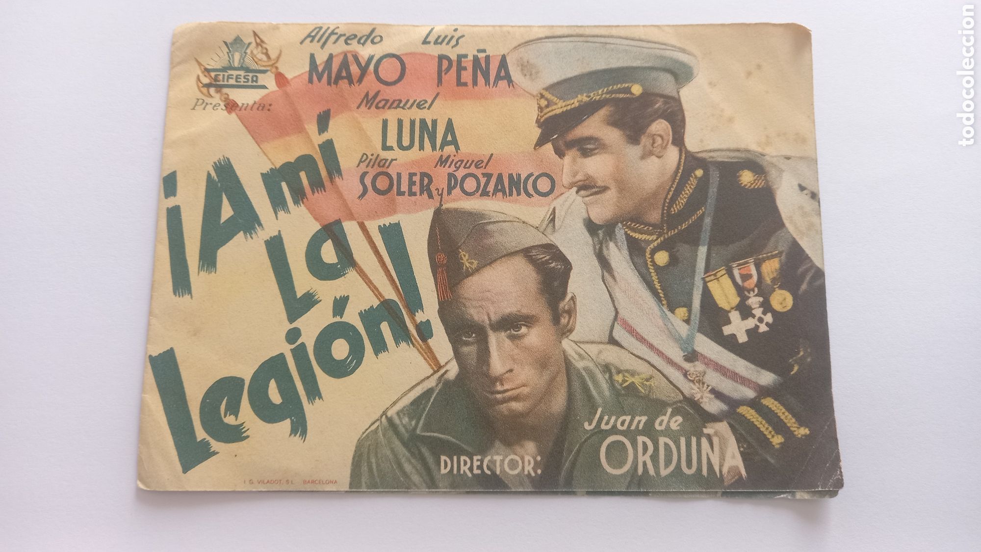 Cine: Programa mano &iexcl;A MI LA LEGION!. Programa doble. CIFESA. Buen estado - Foto 1
