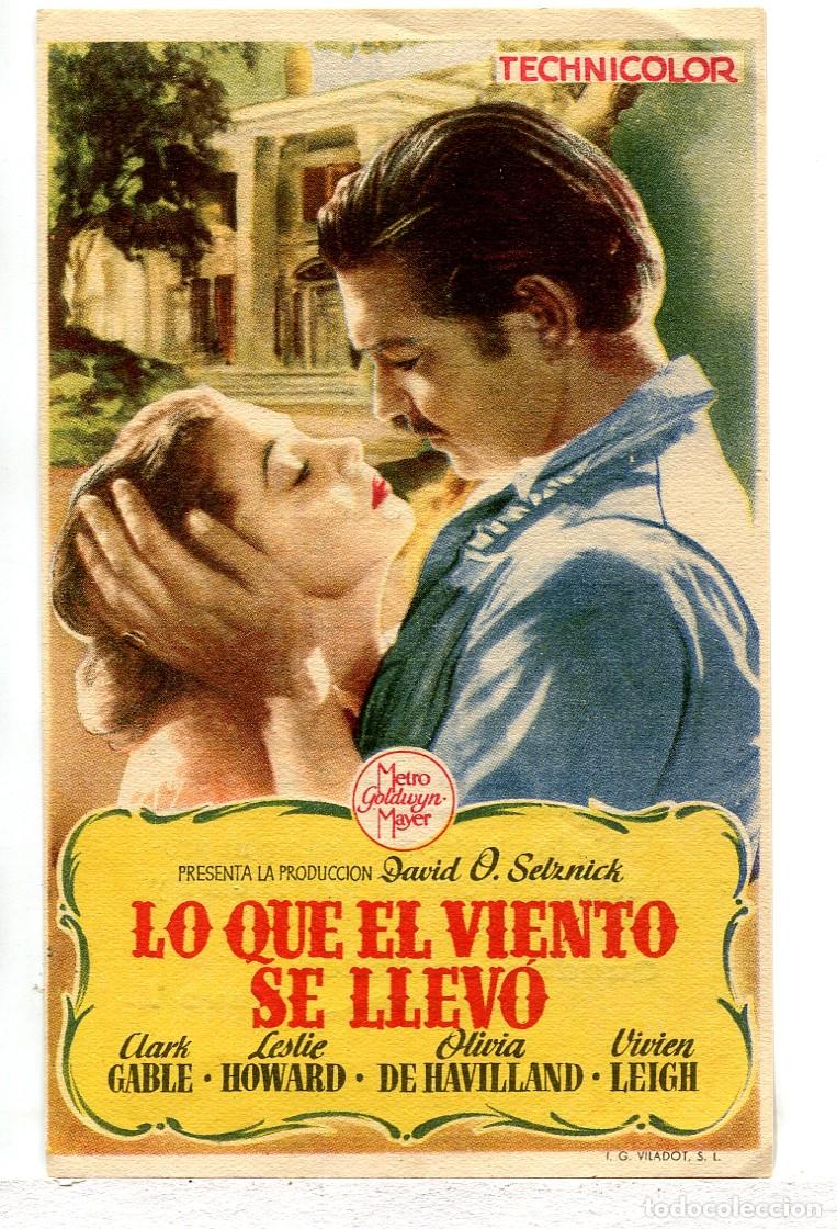 Cine: LO QUE EL VIENTO SE LLEV&Oacute;, con Clark Gable. - Foto 1