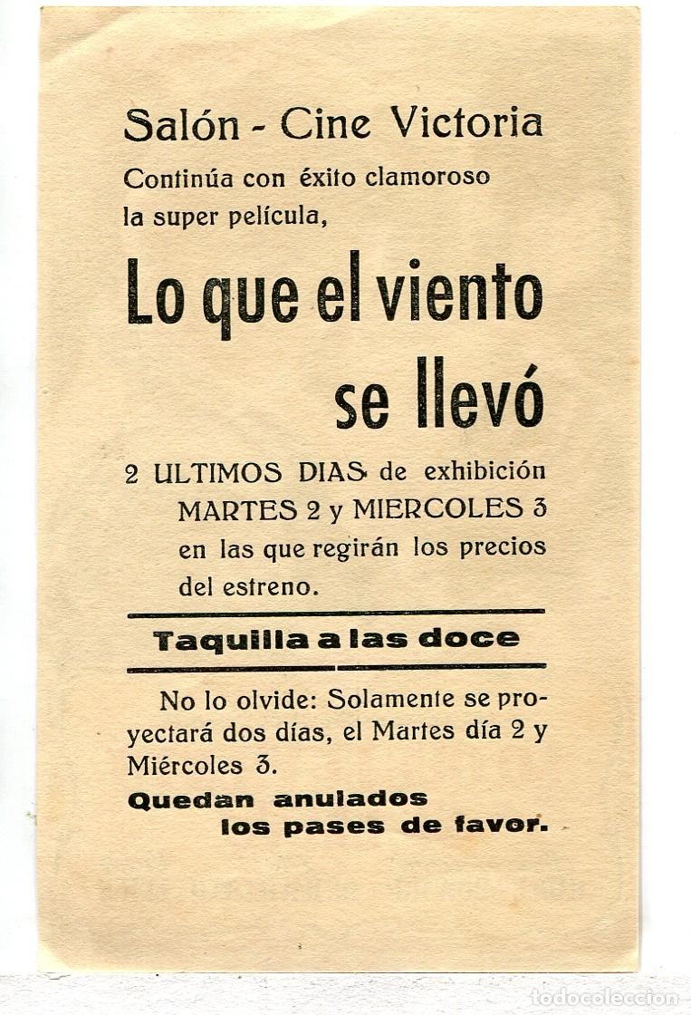 Cine: LO QUE EL VIENTO SE LLEV&Oacute;, con Clark Gable. - Foto 2