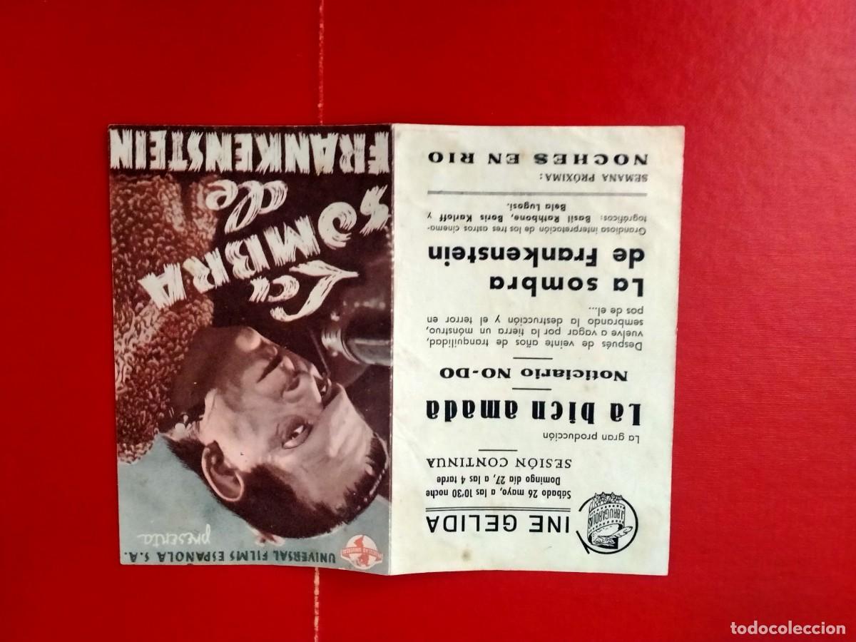 Cine: prospecto de cine de la sombra de frankenstein - Foto 1